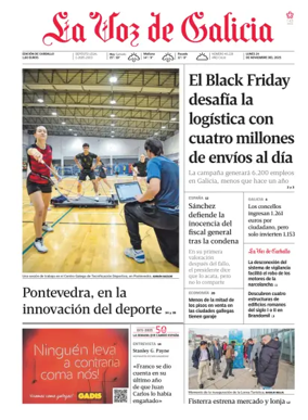 Cover of La Voz de Galicia (Carballo)