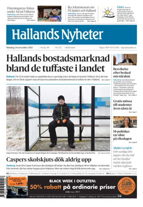 Cover of Hallands Nyheter
