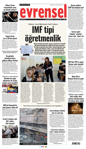 Cover of Evrensel Gazetesi