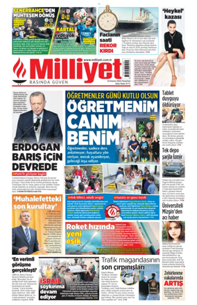 Cover of Milliyet