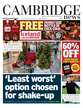 Cover of Cambridge News