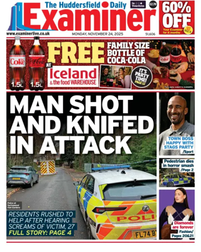 Cover of Huddersfield Daily Examiner