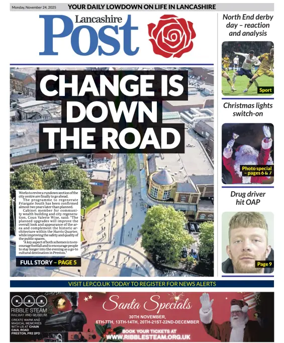 Cover of Lancashire Evening Post