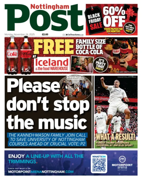 Cover of Nottingham Post