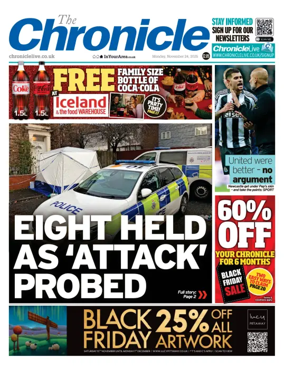 Cover of The Chronicle (South Tyneside and Durham)