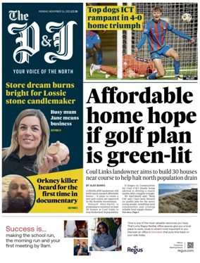 Cover of The Press and Journal (Highlands & Islands)