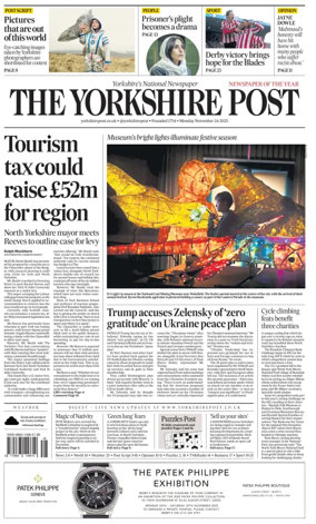 Cover of Yorkshire Post