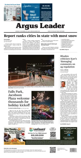 Cover of Argus Leader