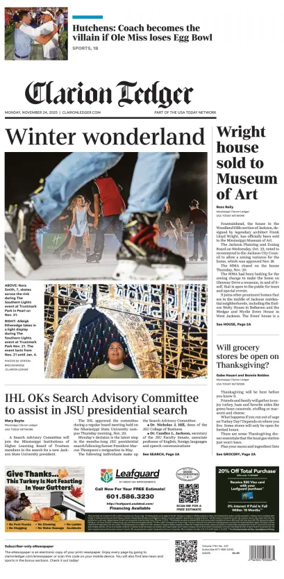 Cover of Clarion Ledger