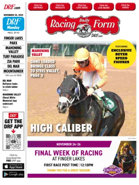 Cover of Daily Racing Form National Digital Edition