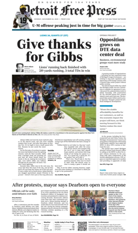 Cover of Detroit Free Press