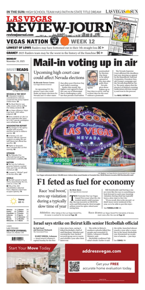 Cover of Las Vegas Review-Journal