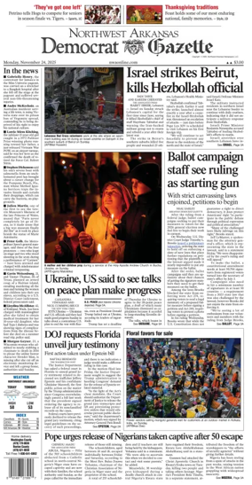 Cover of Northwest Arkansas Democrat-Gazette