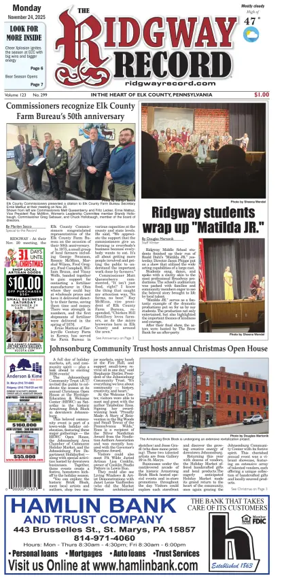 Cover of Ridgway Record