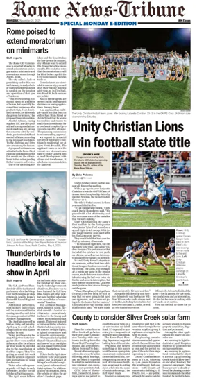 Cover of Rome News-Tribune