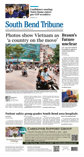 Cover of South Bend Tribune
