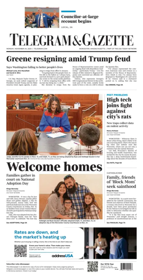 Cover of Telegram & Gazette