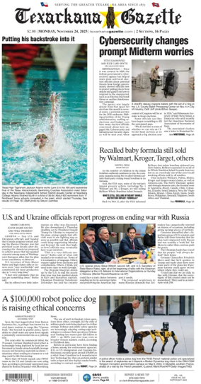 Cover of Texarkana Gazette