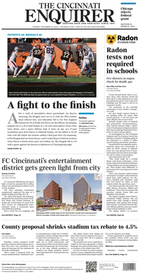 Cover of The Cincinnati Enquirer