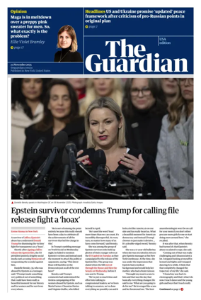 Cover of The Guardian (USA)