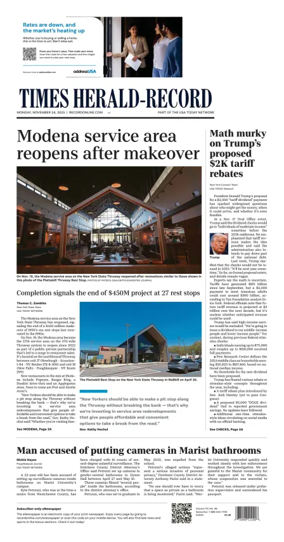 Cover of Times Herald-Record