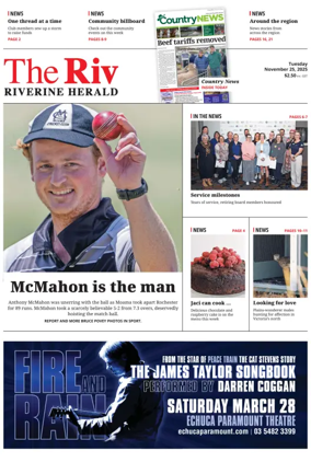 Cover of The Riverine Herald