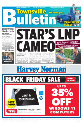 Cover of Townsville Bulletin