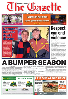 Cover of Warragul & Drouin Gazette