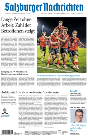 Cover of Salzburger Nachrichten