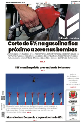 Cover of Folha de Londrina