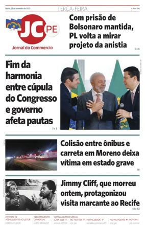 Cover of Jornal do Commercio