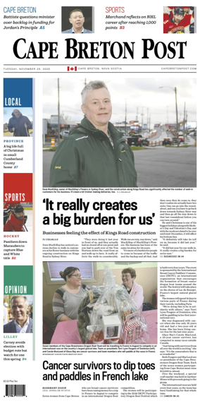 Cover of Cape Breton Post