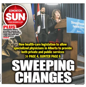 Cover of Edmonton Sun