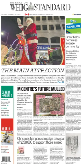 Cover of Kingston Whig-Standard