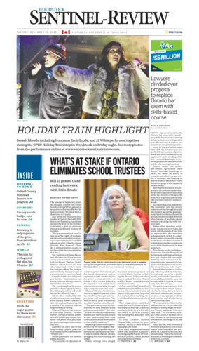 Cover of Sentinel-Review (Woodstock)