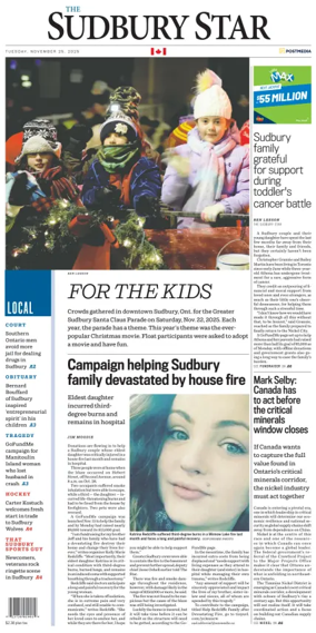 Cover of The Sudbury Star
