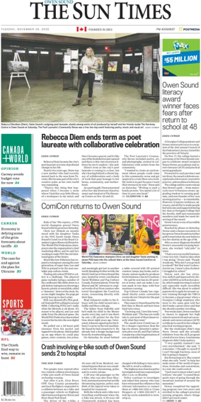 Cover of The Sun Times (Owen Sound)