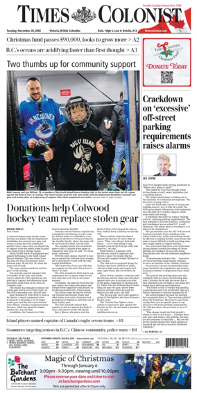 Cover of Times Colonist