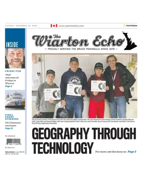 Cover of Wiarton Echo