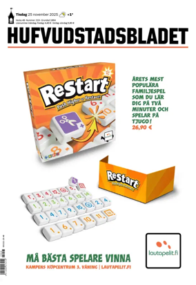 Cover of Hufvudstadsbladet