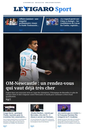 Cover of Le Figaro Sport