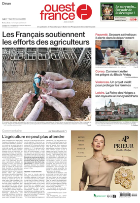 Cover of Ouest France (Dinan)