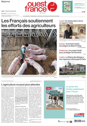 Cover of Ouest France (Laval)
