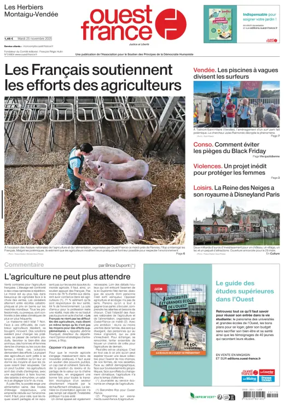 Cover of Ouest France (Les Herbiers / Montaigu)