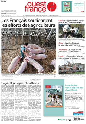 Cover of Ouest France (Orne)