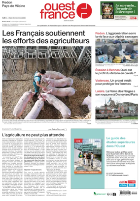 Cover of Ouest France (Redon / Pays de Vilaine)