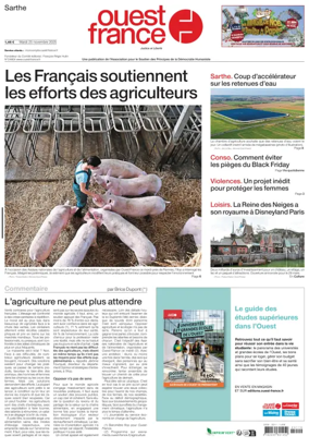 Cover of Ouest France (Sarthe)