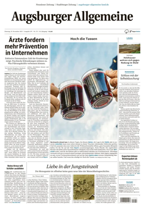 Cover of Augsburger Allgemeine (Land West)