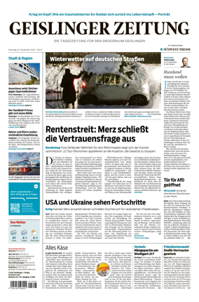 Cover of Geislinger Zeitung