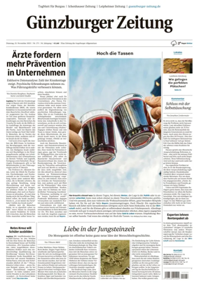 Cover of Guenzburger Zeitung